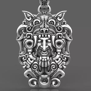Mayans pendant 3d model for 3d printing 3D print model