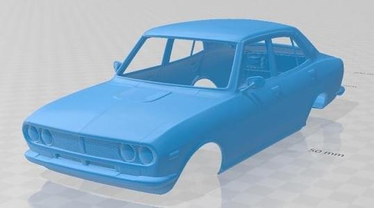 Mazda Capella 616 Sedan 1974 Printable Body Car