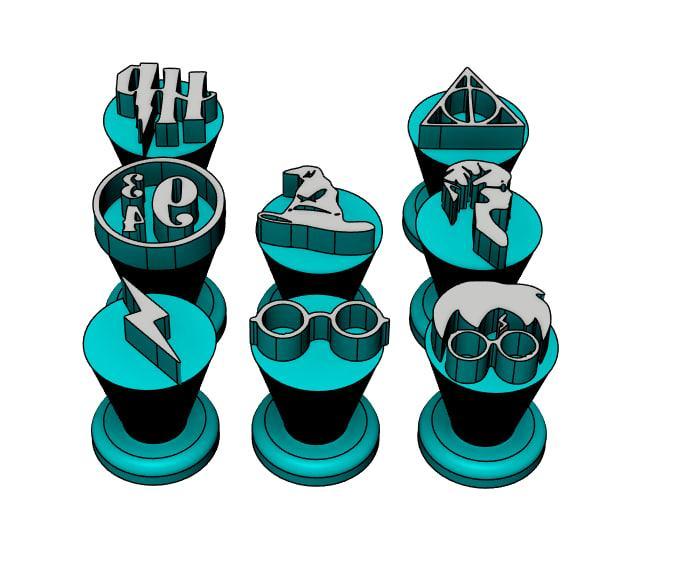 Markers Stamps for brigadeiros and sweets - HARRY POTTER