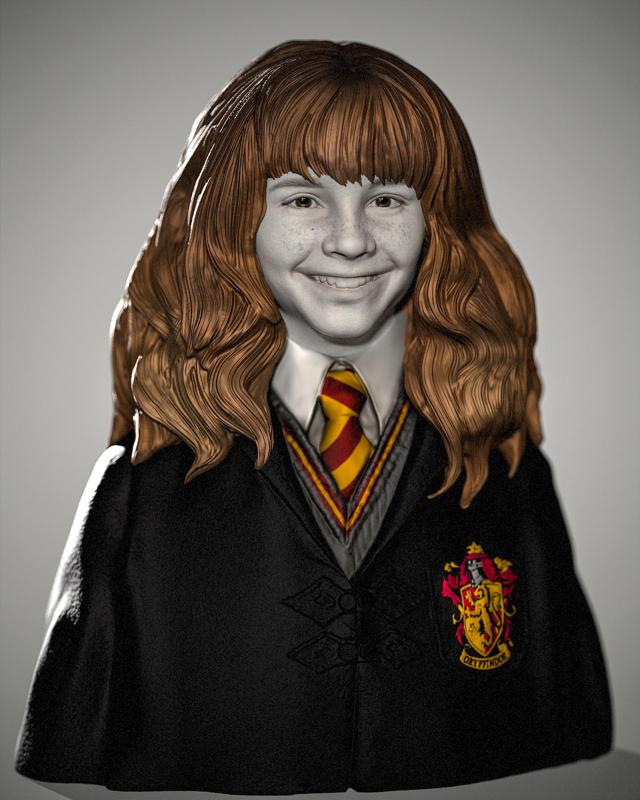 Hermione Granger Harry Potter Emma Watson Philosopher's Stone the Sorcerer's Stone bust