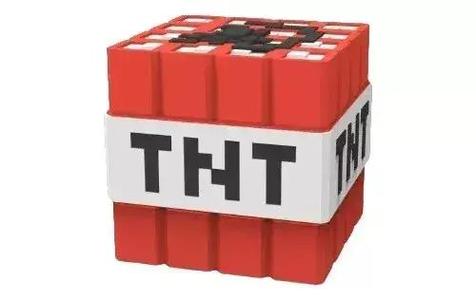 Ifantil gamer candleholder ornament TNT - Minecraft