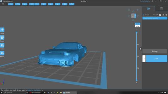 MAZDA RX7 FROM FAST AND FURIOUS 2 WITHOUT WHEELS