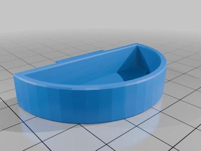 Small food tray for bird cage