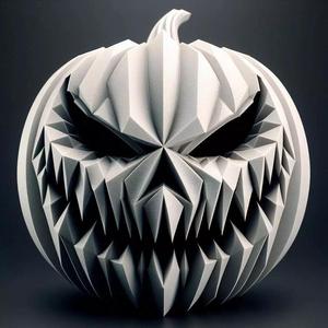 Scary Halloween Pumpkin Face