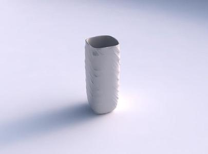 Vase quadratic tall with fibers smooth inside