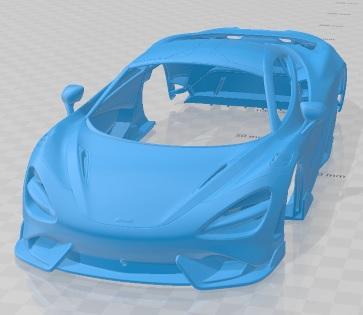 Mclaren 765lt 2021 Printable Body Car
