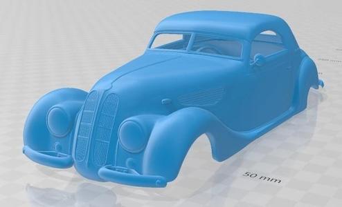 BMW 327 Cabriolet 1937 Printable Body Car