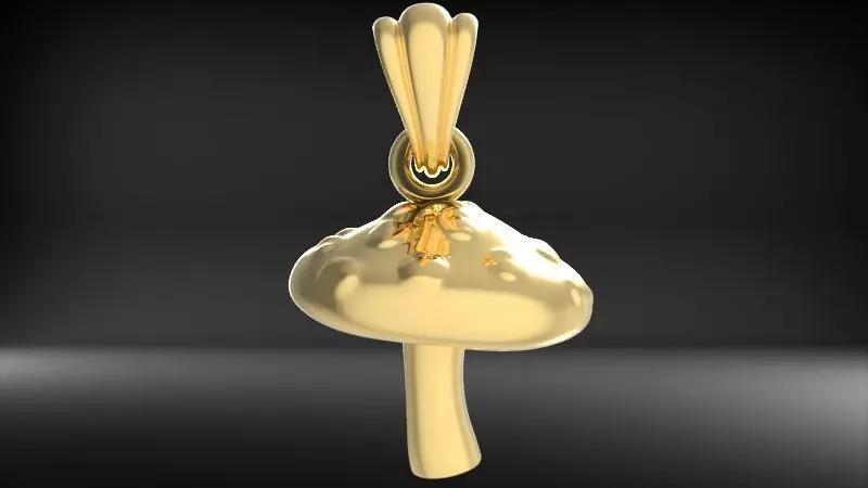 Mushroom Pendant