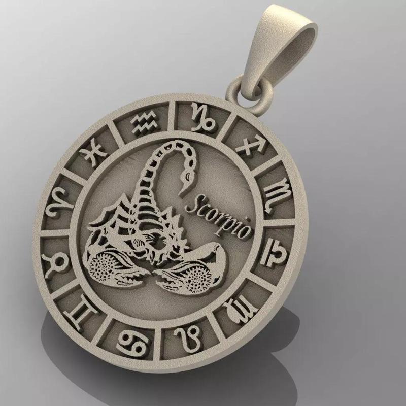 Scorpio Zodiac Pendant