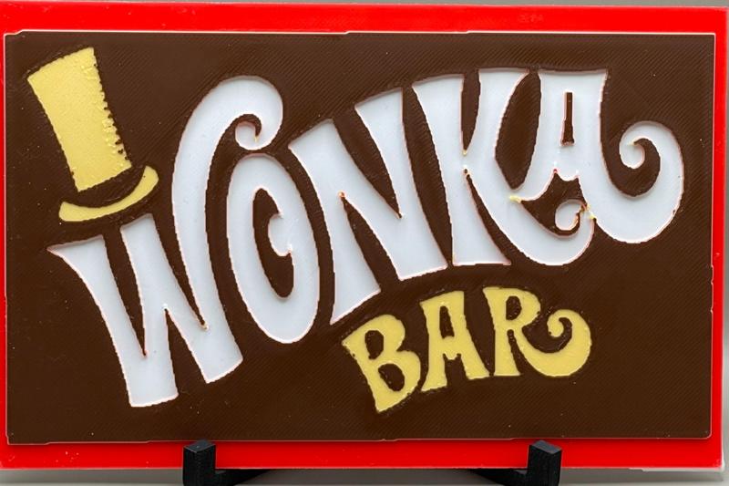 Wonka Bar Fan Art HueForge