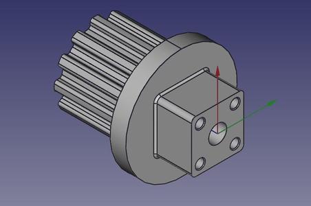 Coupling the roller to the Zelmer shredder