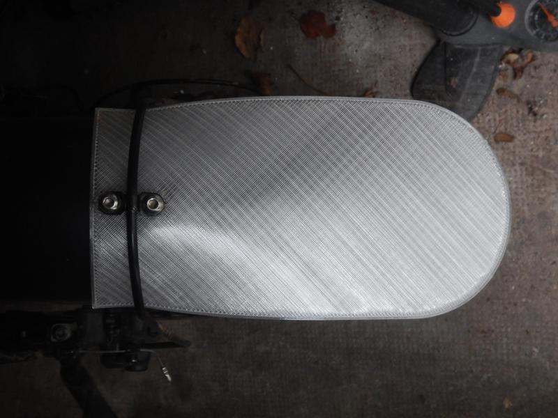 Mud flap for bicycle, parameterizable - Schmutzfänger für Fahrrad, parametisierbar