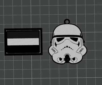 Stormtrooper keychain