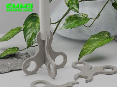 FoldLite candle holder