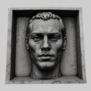 Jude Law head relief actor