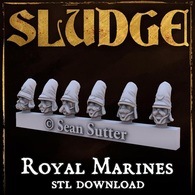 SLUDGE Royal Marine Conversion Heads