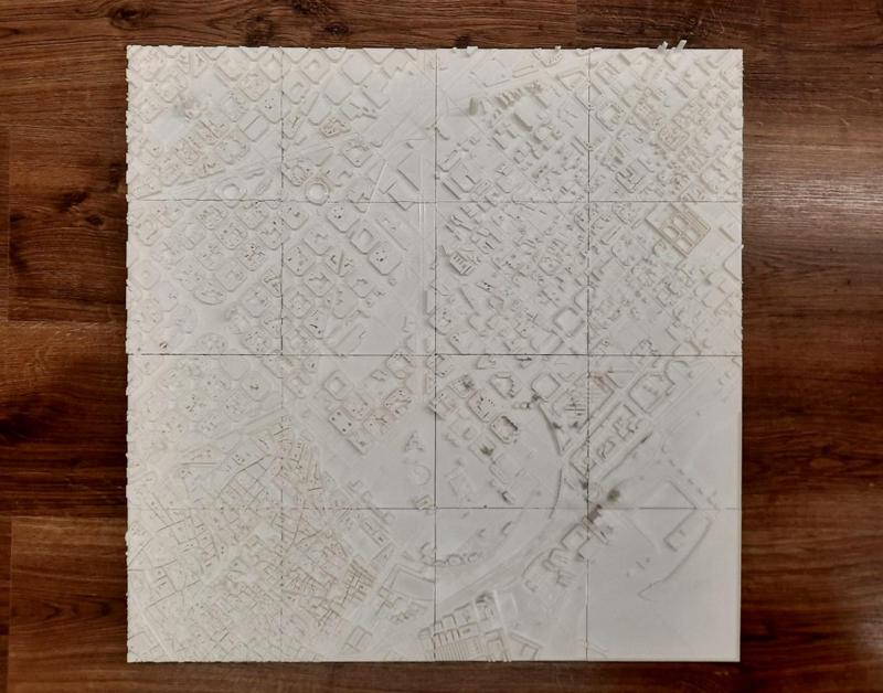 3D Barcelona | Digital Files | 3D STL File | Barcelona 3D Map | 3D City Art | 3D Printed Landmark | Model of Barcelona Skyline | 3D Art