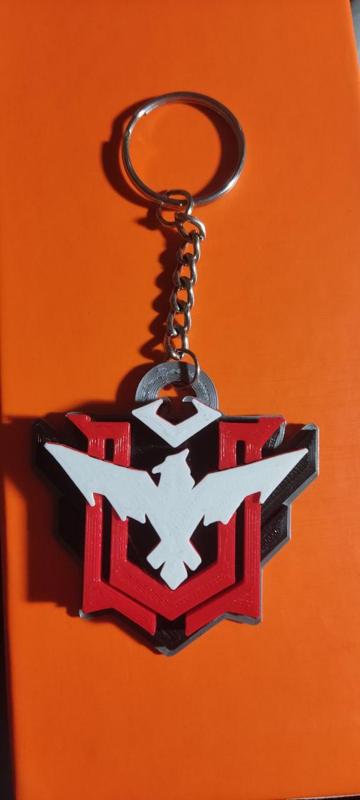 FREE FIRE HEROIC EMBLEM KEYCHAIN