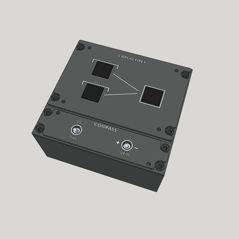 CRJ-900 FIREX and Compass control panel