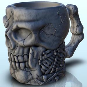 Skull and bones dice mug (2) - Can holder Game Dice Gaming Beverage Drink