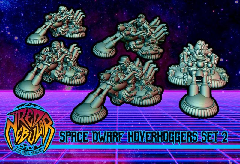 Space dwarf Hoverhoggers set 2