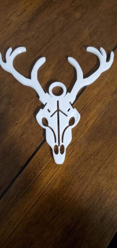 Reindeer Skull Ornament