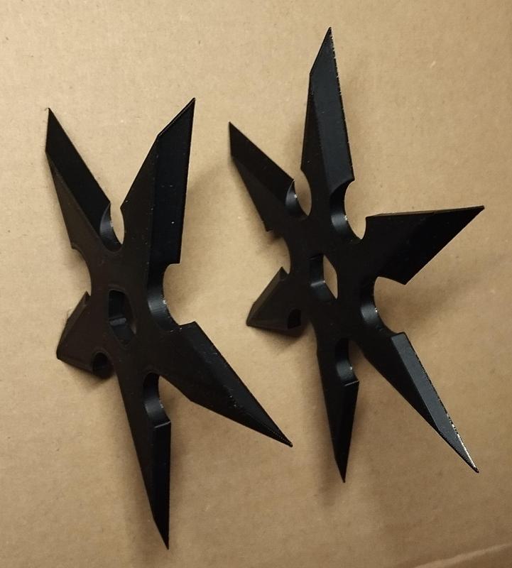 Shurikens (5  and 6-pointed)
