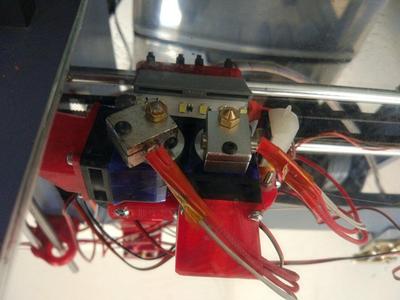 (Open files) Dual e3dv6 whit bltouch dual fan and led for itopie prusa etc