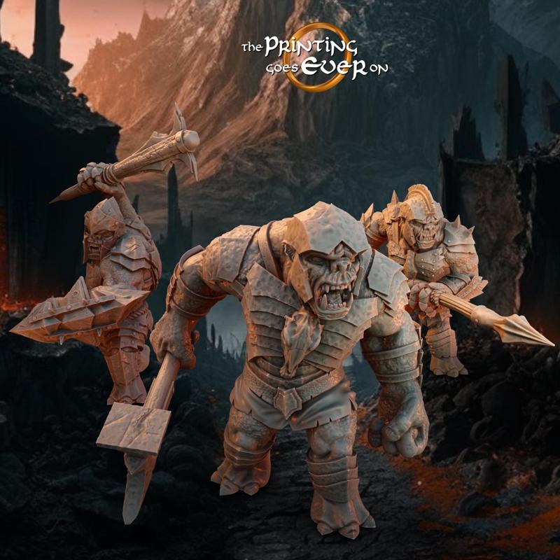 War Trolls Set - Presupported