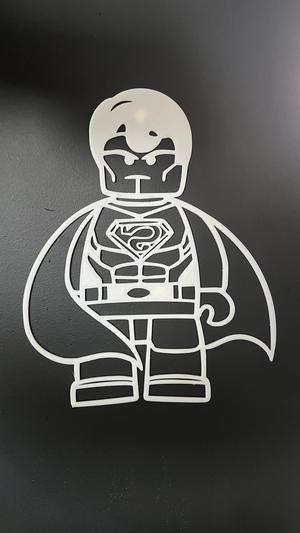 Lego Superman Wall Art