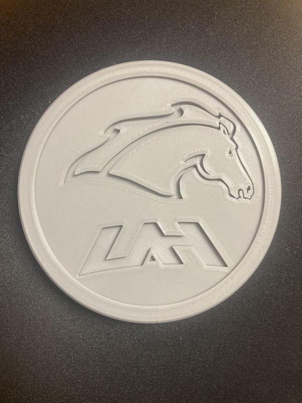 UAH coaster (University of Alabama in Huntsville)