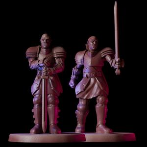 Warrior with 2 poses -SagaBorn Vol 1