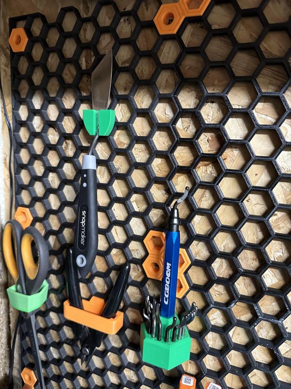 Hex wall - snapmaker scraper holder