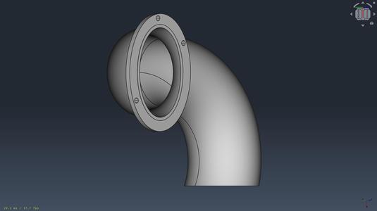 70mm Air feed for small mgf, mgf vvc aiirbox
