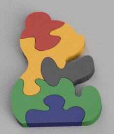 Puzzle Oso Zoo de ensueño