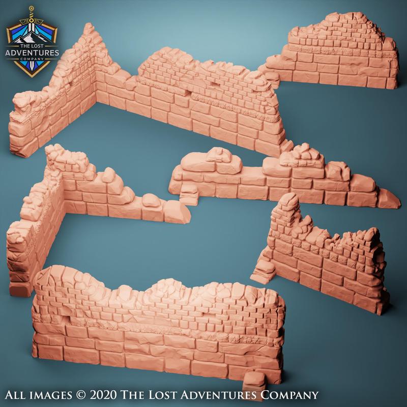 Ruined Walls (Set of 6)
