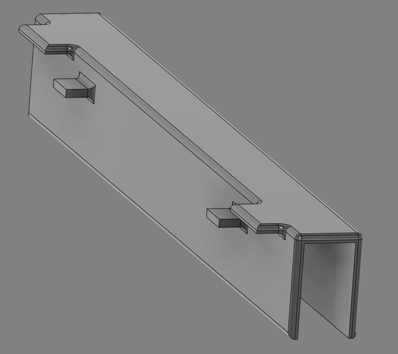 Peugeot 406 Coupé cabin air filter (pollen filter) holder