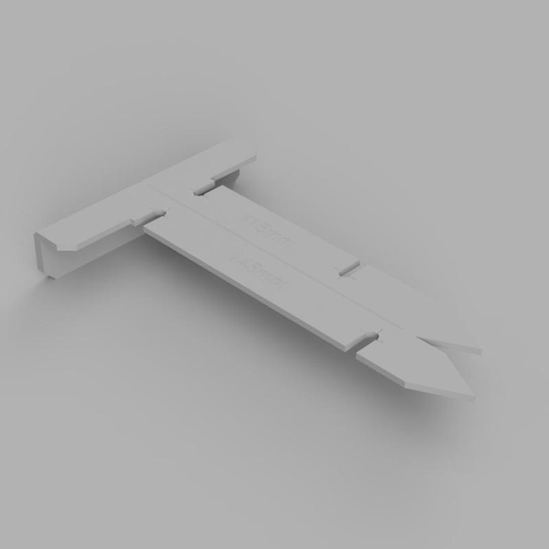 Bohrschablone Terrasse