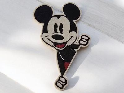 Mickey Mouse Corner Silhouette