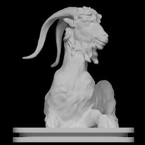 Resting Goat