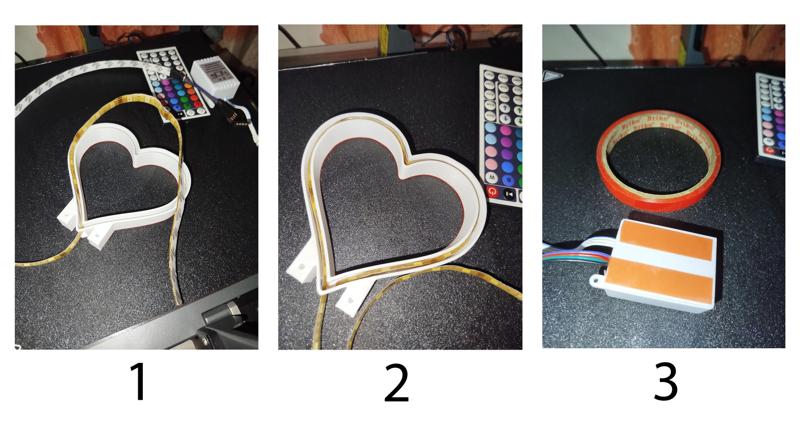 Customizable Valentine's Heart Lamp (Valentine's Heart)