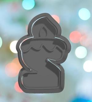 Candle Number 2 Cookie Cutter