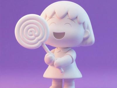 Cherry Little Sister Creative Ornament