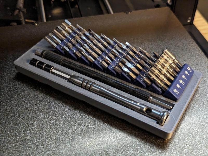 Gridfinity Bin for iFixit 54 Bit Driver