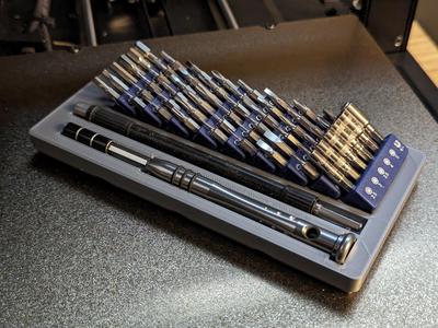 Gridfinity Bin for iFixit 54 Bit Driver