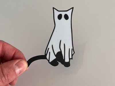 Cat Ghost Halloween #08