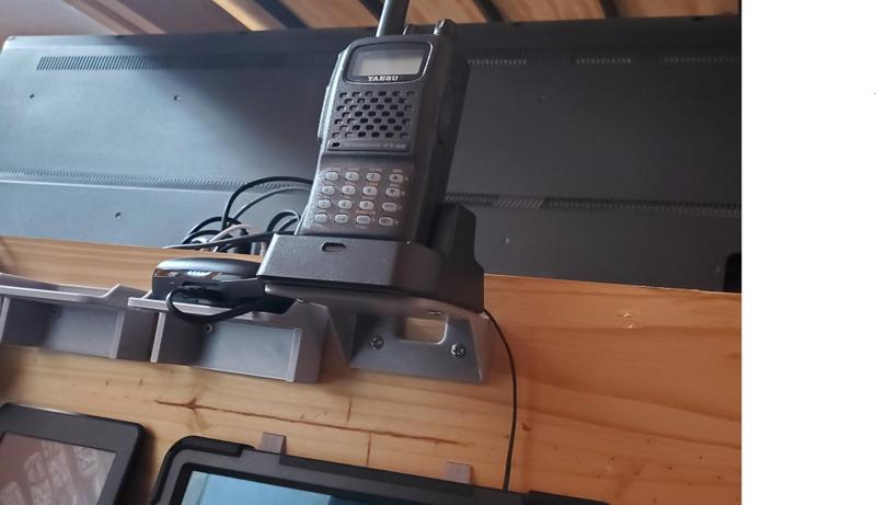 Wall Mount for Yaesu FT-60 Transceiver's Charging Dock