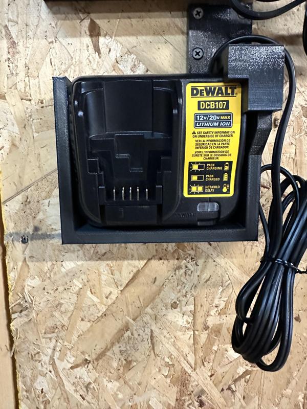 dewalt dcb107 charger bracket