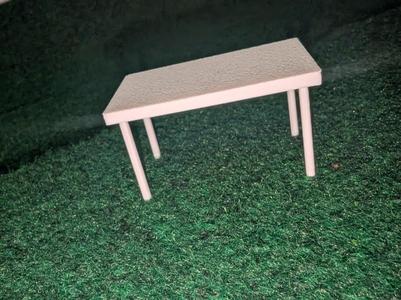 Miniature Table (1:20 Scale) - Miniature Table