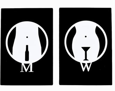 Bar RestRoom Sign